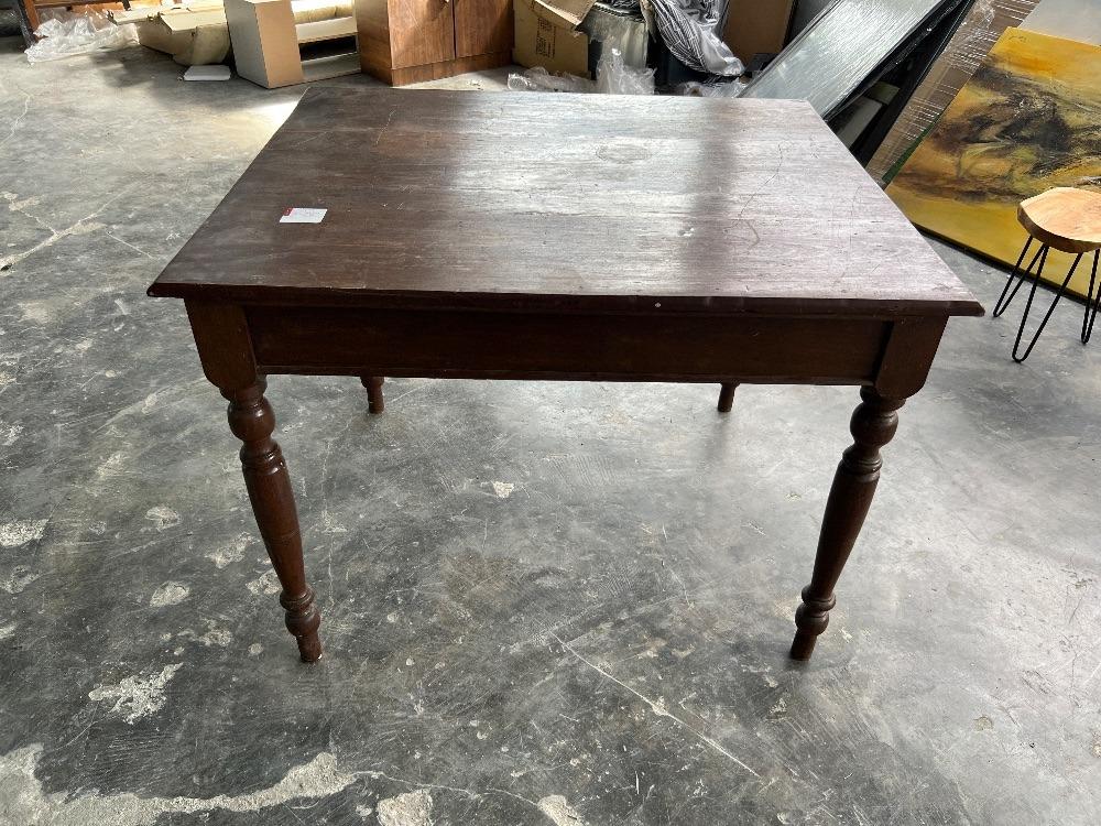 Teak Wood 4-Seater Dining Table / Meja Makan 4 Tempat duduk Kayu Jati ...