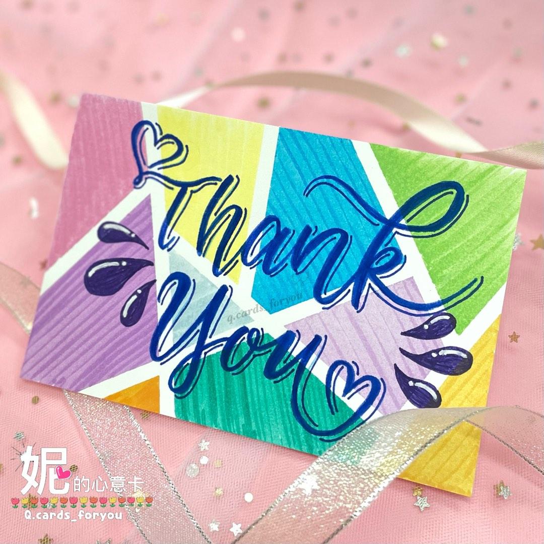 附信封|Thank you card|手寫心意卡|calligraphy|客製化訂製生日卡禮物卡感謝卡紀念日卡節日卡聖誕卡萬用卡書簽書籤禮物掛 ...