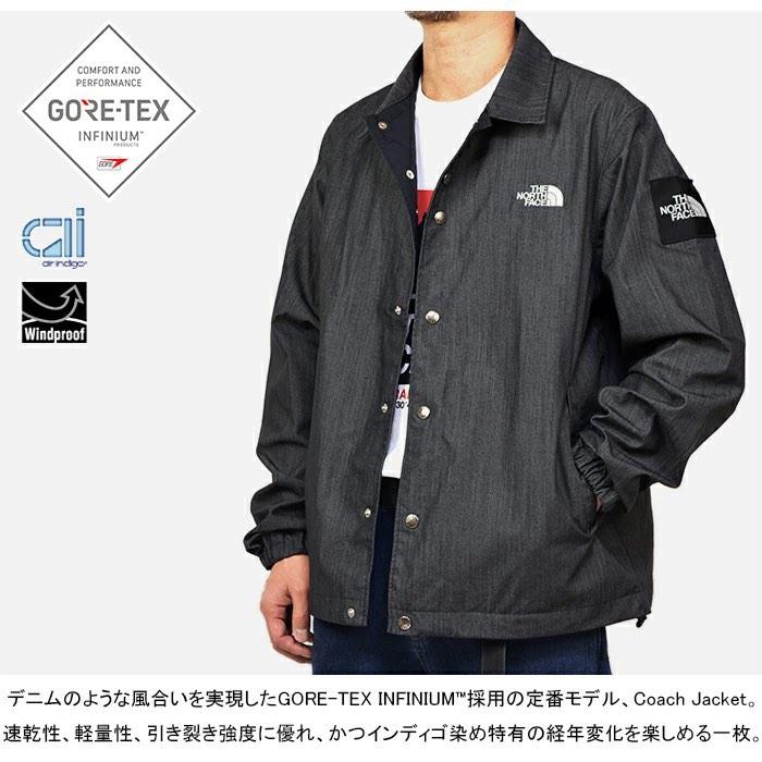 日本代購日版別注The North Face Japan Gore-Tex Denim Coach Jacket