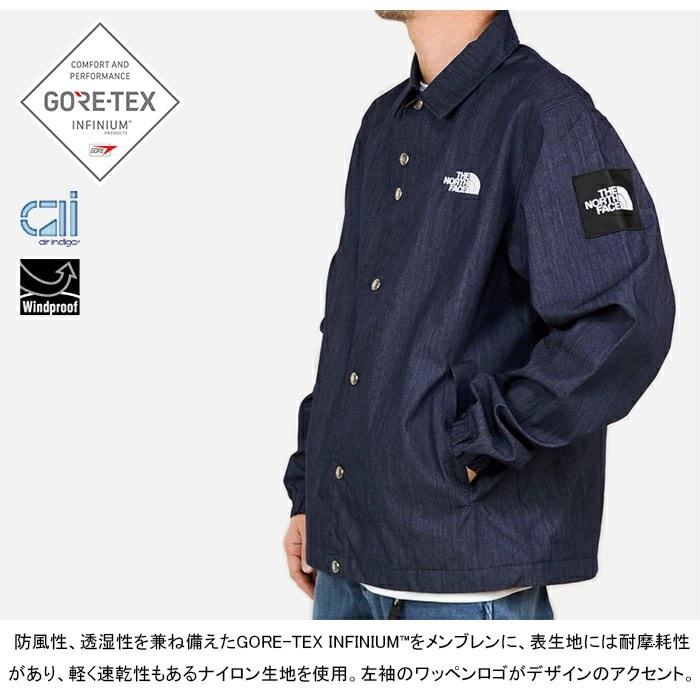 日本代購日版別注The North Face Japan Gore-Tex Denim Coach Jacket