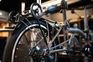 Ti Parts Workshop Titanium Carbon Rear Rack for Brompton Bicycle P/T Line