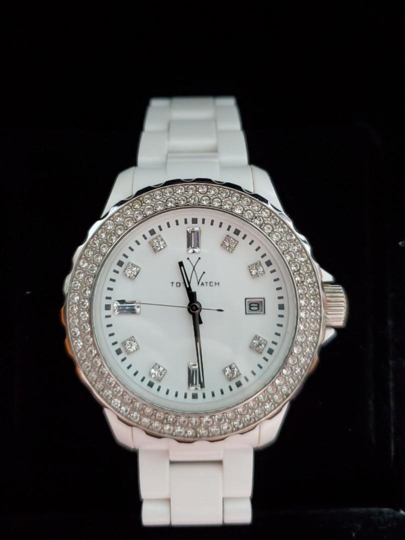 TOY WATCH Plastermatic Stones White Luxury Watches on Carousell