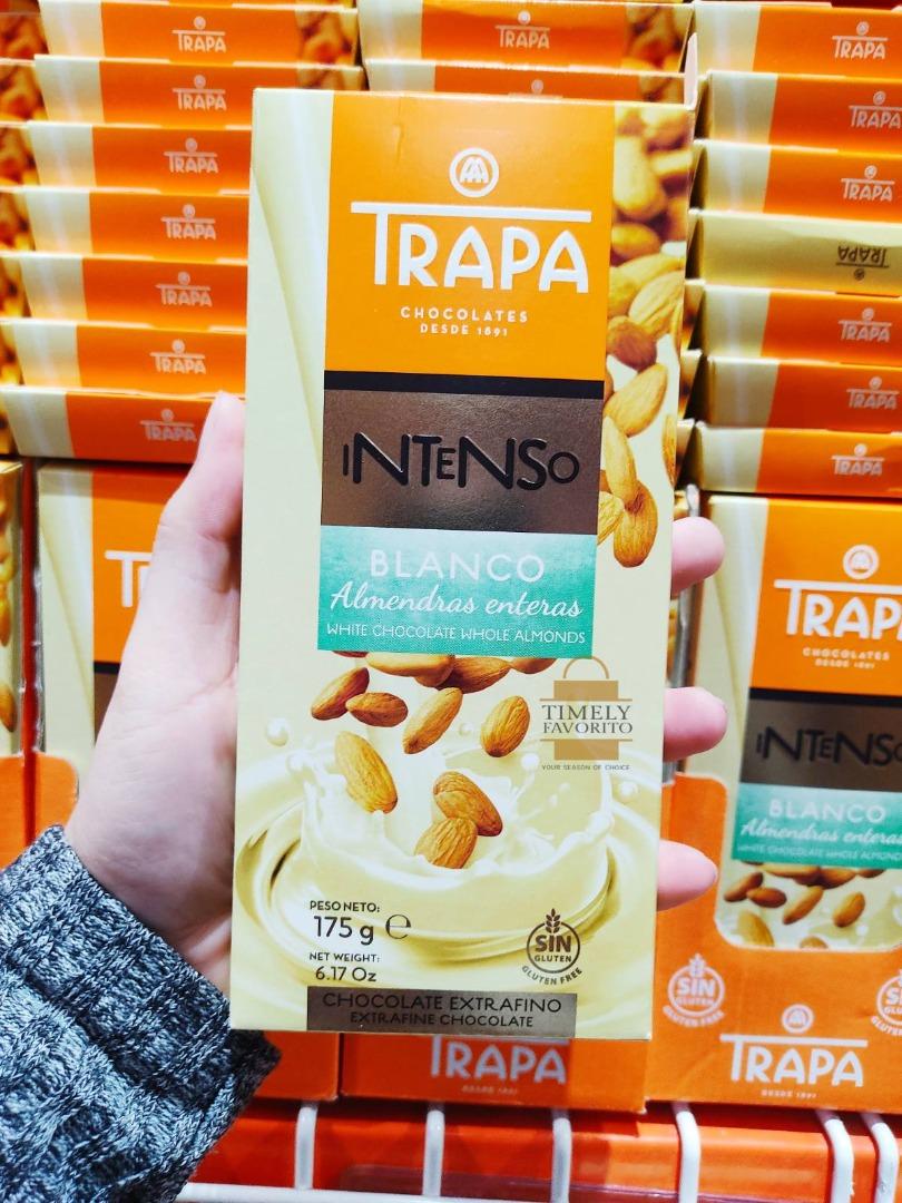 Trapa 0% Added Sugar Dark/Milk Chocolate/White Chocolate Whole almonds ...