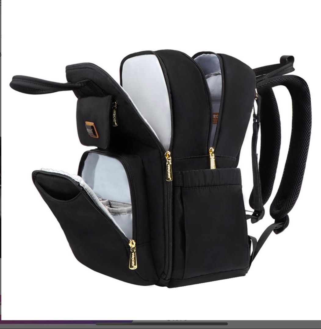 TYRY HU DIAPER BAG COLOR BLACK Babies Kids Going Out Diaper