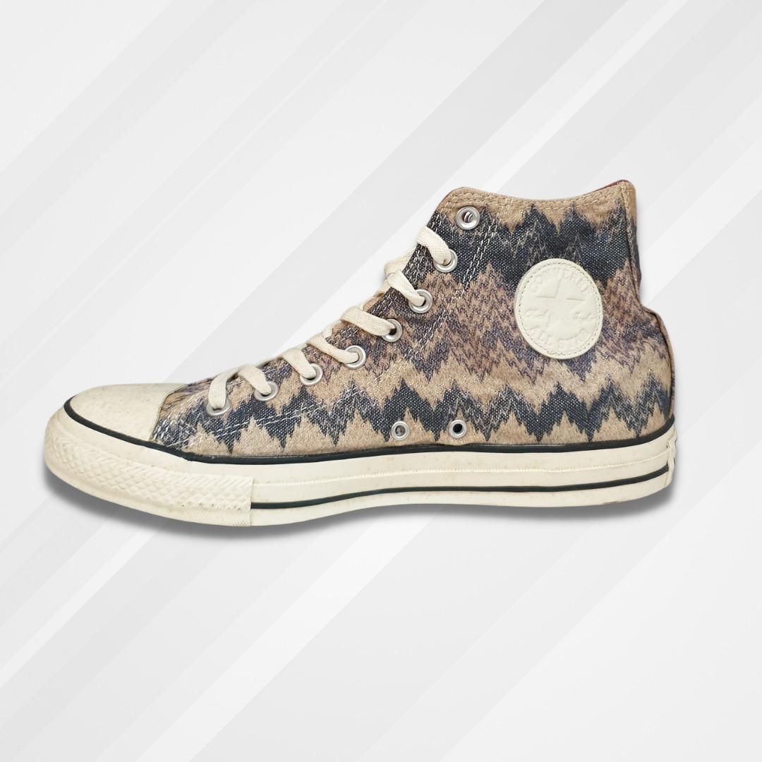US 9 10 CONVERSE CT ALLSTAR MISSONI MENS HIGH CUT SNEAKERS