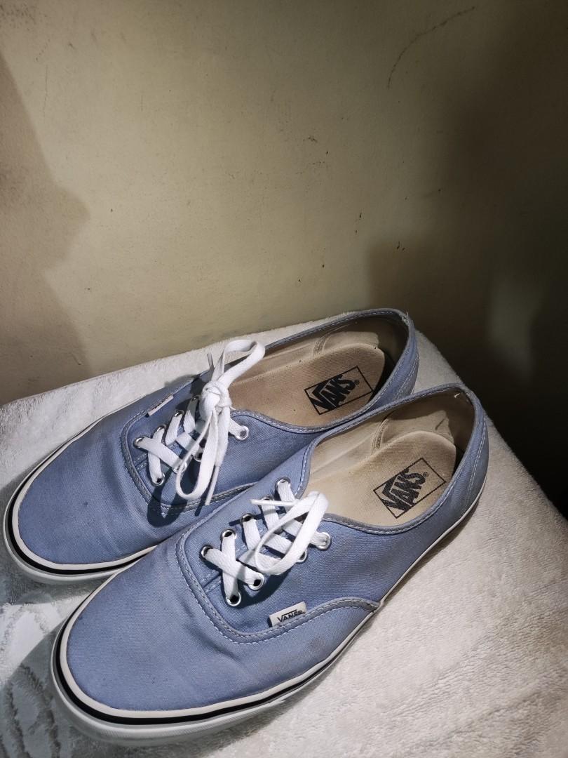 Faded blue vans top