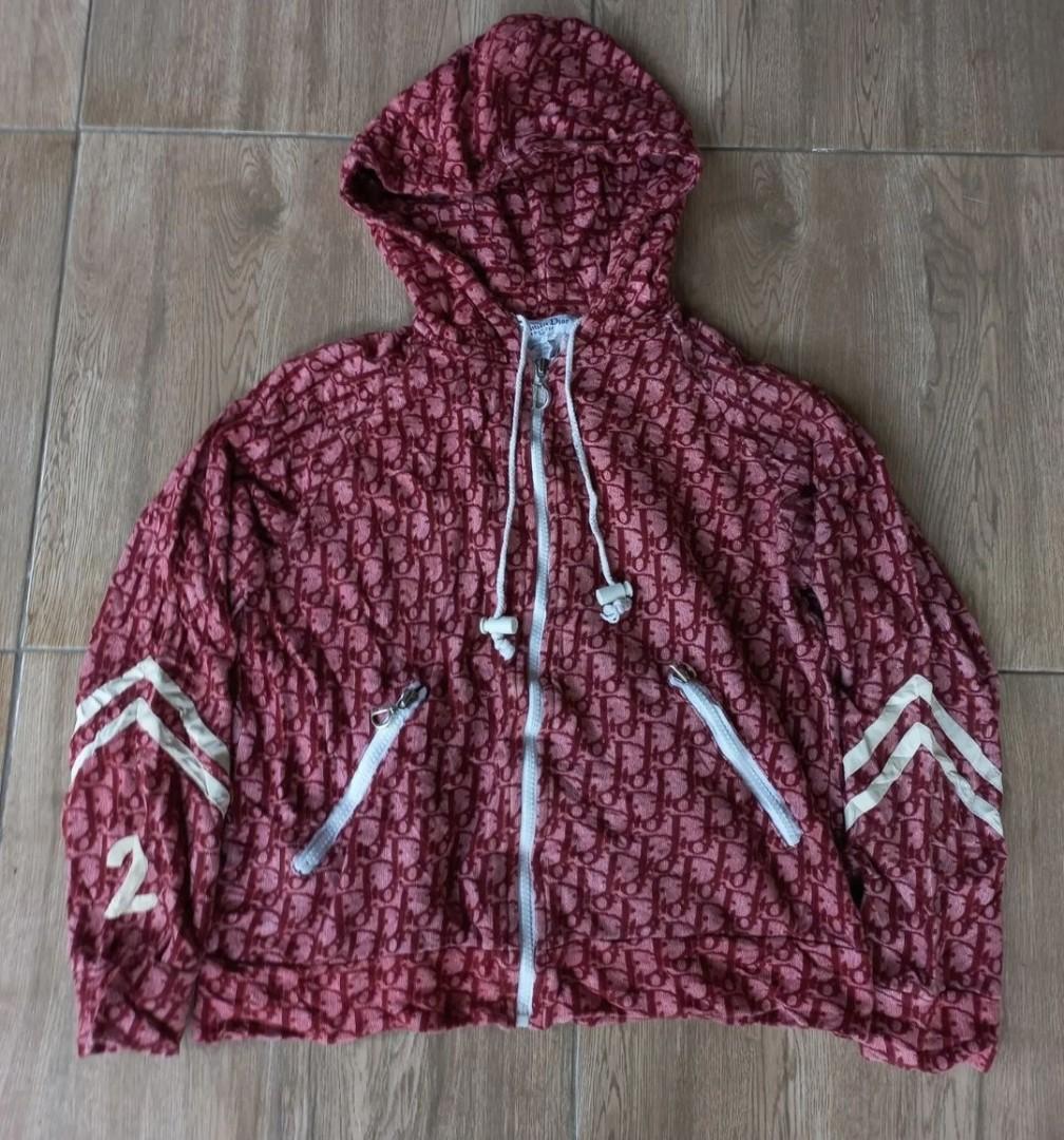 Vintage christian dior monogram jacket hoodie esty, Fesyen Pria, Pakaian ,  Baju Luaran di Carousell