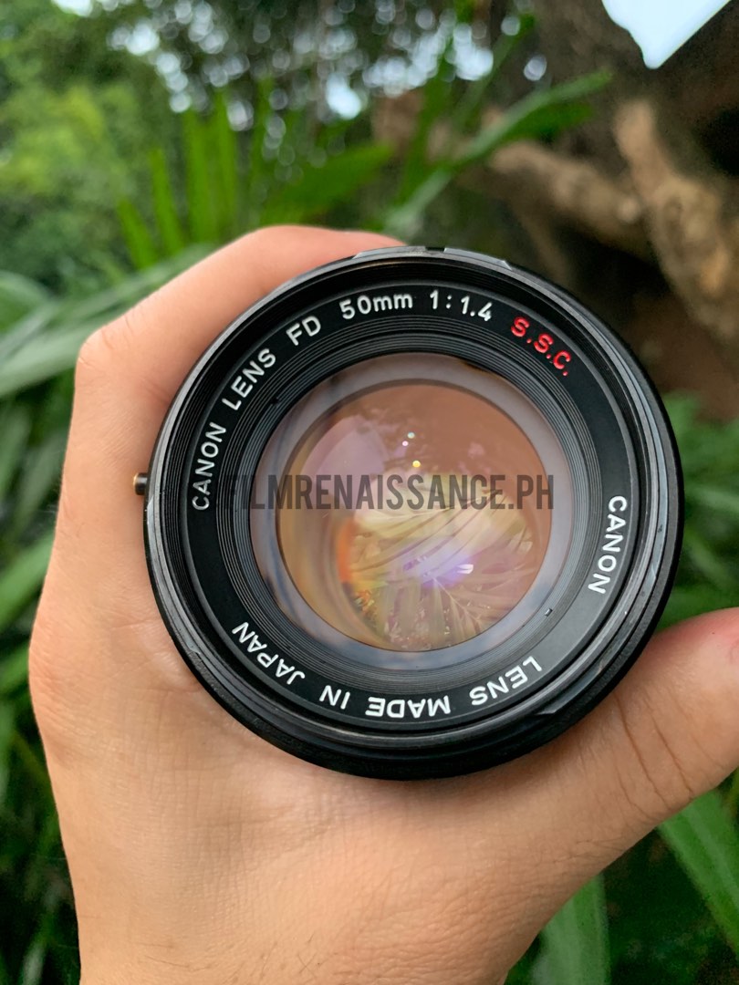 VINTAGE LENS CANON FD 50mm f1.4 SSC, Photography, Lens & Kits on Carousell