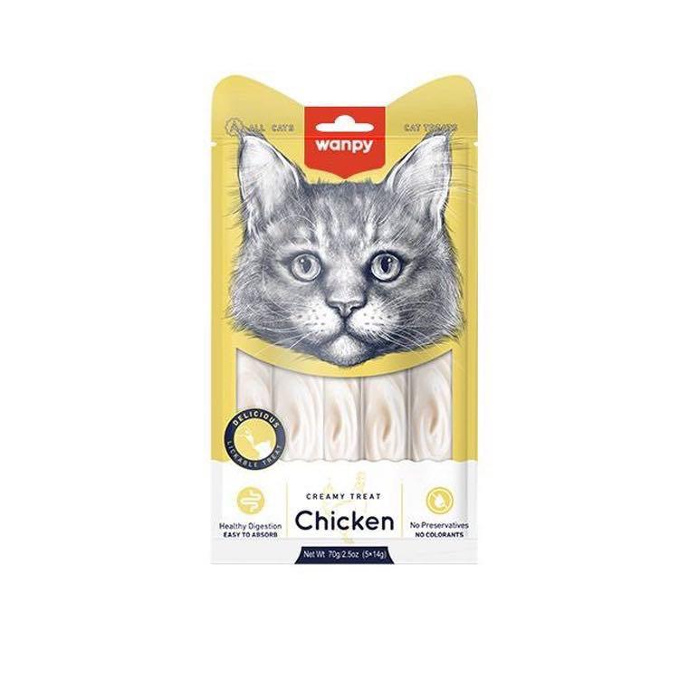 Wanpy Cat Treats 14gx5 Buy 3 for 10 BUY 6 for FREE DELIVERY