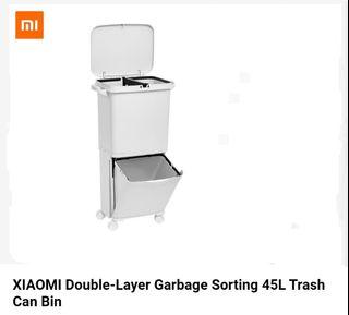 XIAOMI Double-Layer Garbage Sorting 45L Trash

Can Bin