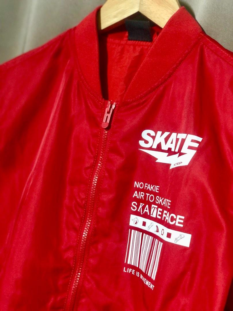 Xtep Skate Windbreaker Track Jacket, Men's Fashion, Coats, Jackets and