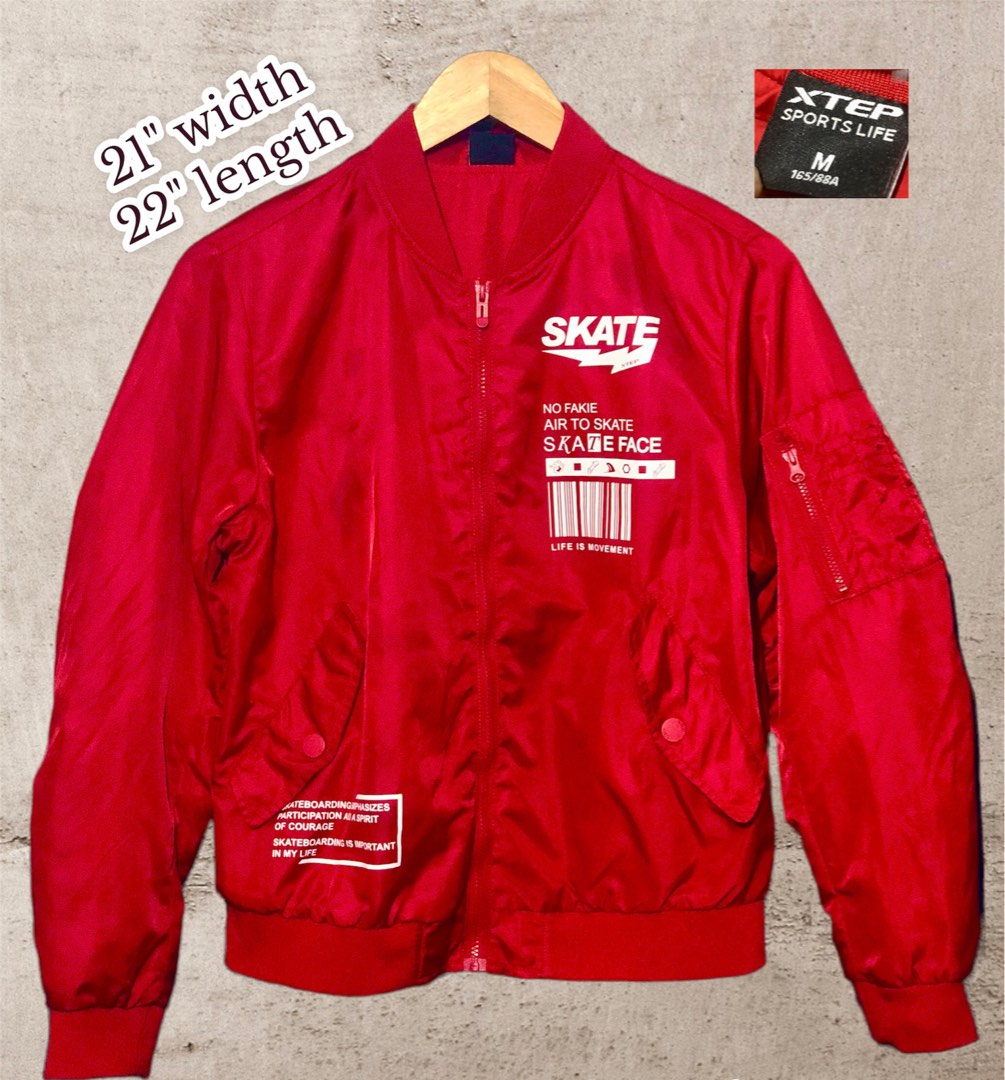 Xtep Skate Windbreaker Track Jacket, Men's Fashion, Coats, Jackets and