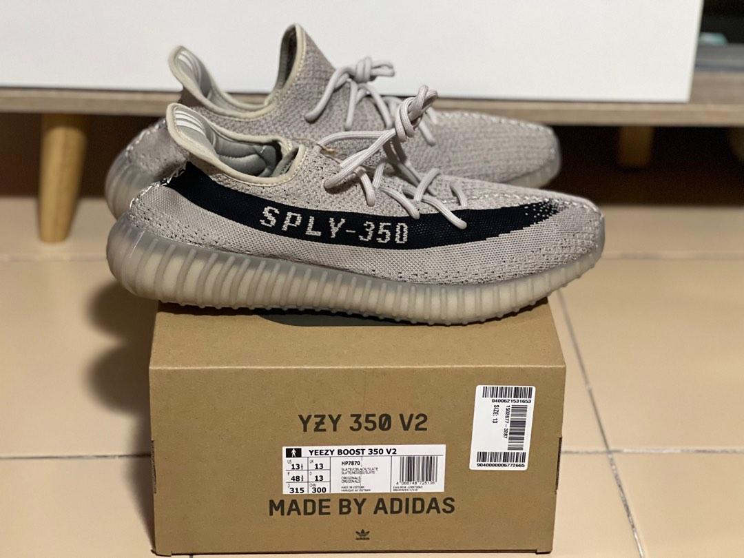 Yeezy Boost 350 V2 Slate, Men's Fashion, Footwear, Sneakers on Carousell