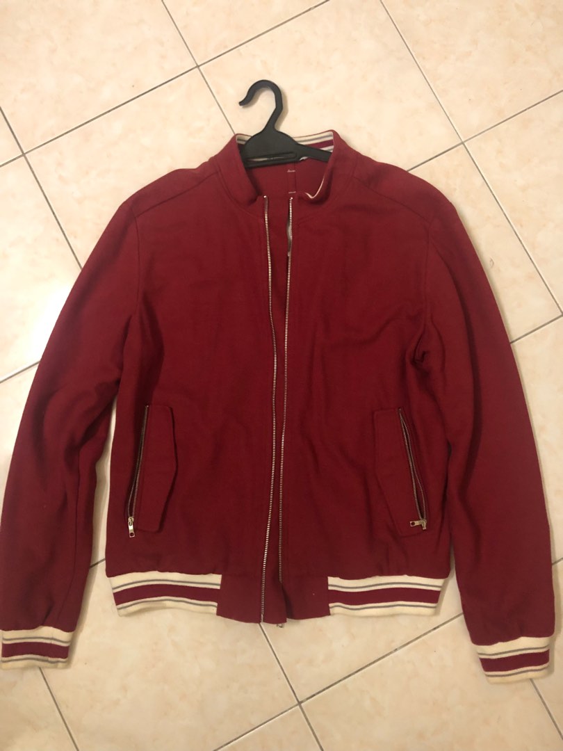 ZARA Varsity Jacket, Men's Fashion, Activewear on Carousell