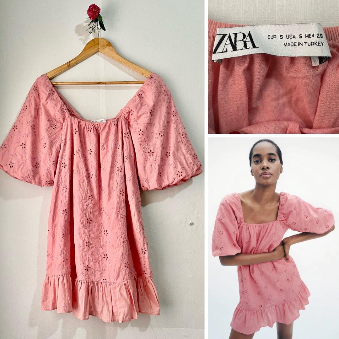 Pink Floral Puff Sleeve Dress– PinkBlush