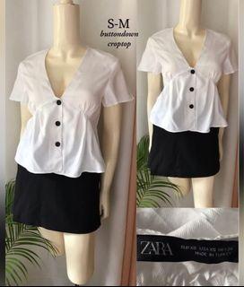 Zara Semi Cropped Top