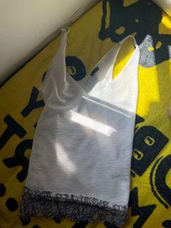 Zara white top