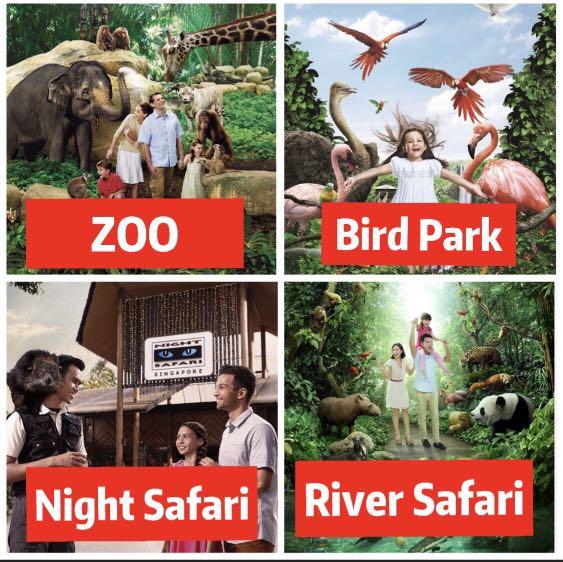 river safari and night safari tickets