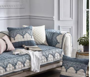 100% Cotton Sofa Cover Cushion Cover Carpet Anti Slip Design (FC0516)