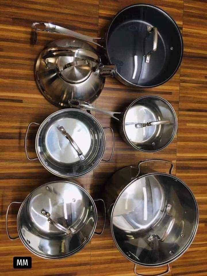 12piece Vichelena Cookware Set High Quality Stainless Steel