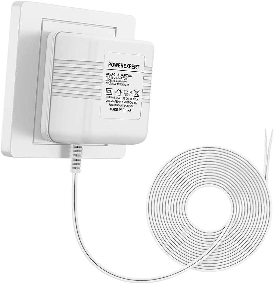 [1692] Video Doorbell Transformer 24V 500mA AC Transformer Cable Wire