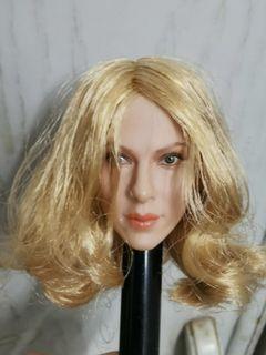 1:6  1/6 GACTOYS GAC TOYS Black Widow Golden Hair blond blonde beautiful pretty girl headsculpt head sculpt