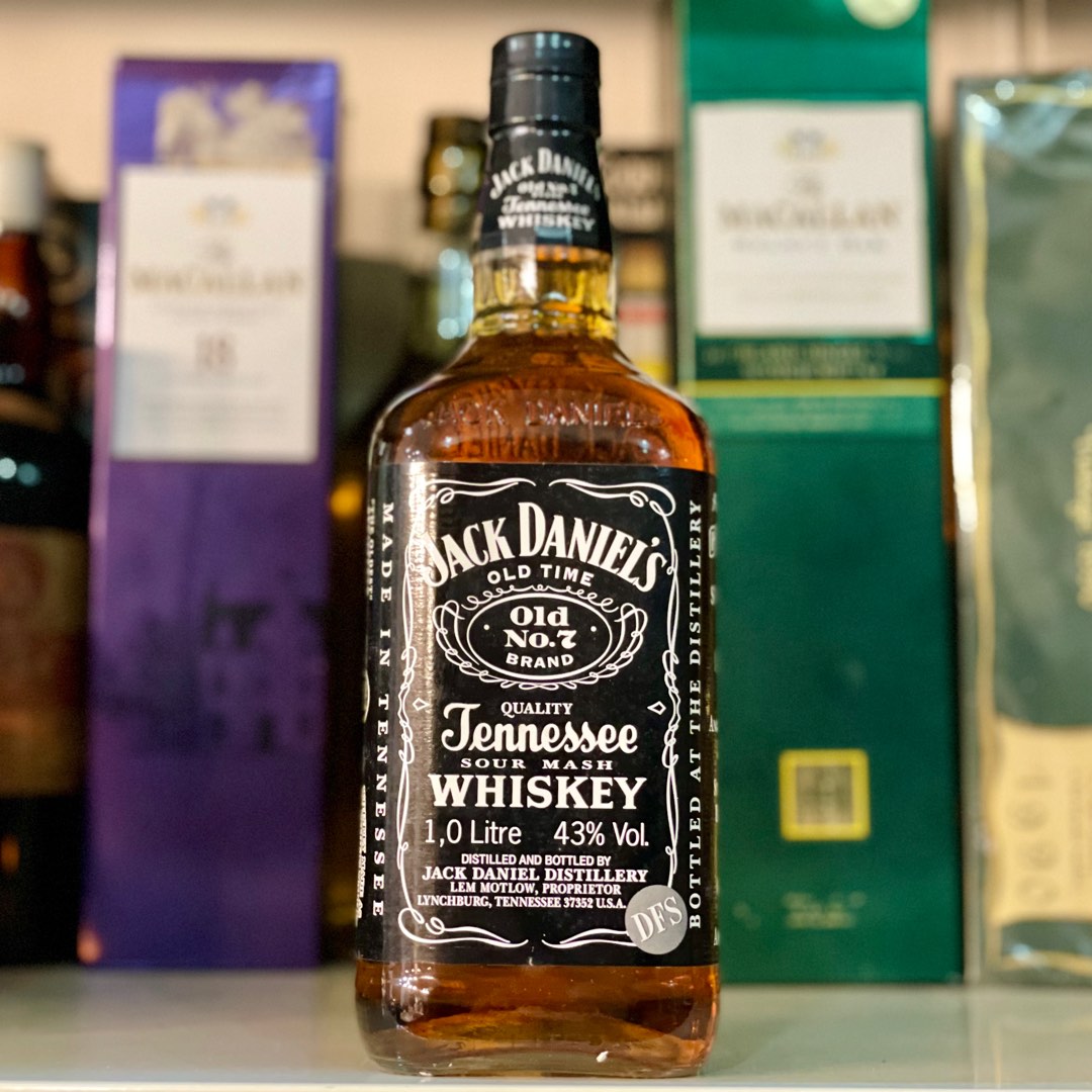 1L Jack Daniel Whiskey Whisky American Bourbon vintage no box 1000ml