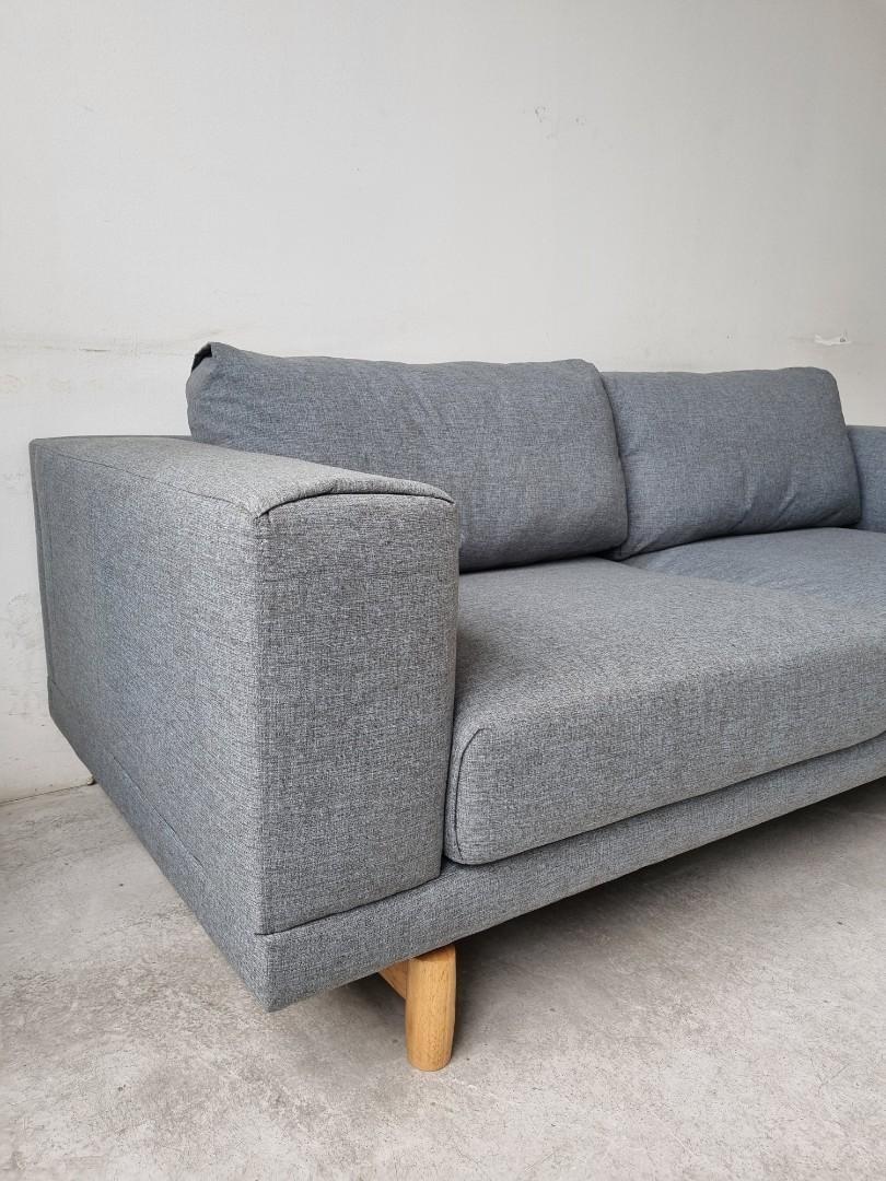 3 Seater Fabric Sofa, Removable Covers, Furniture & Home Living
