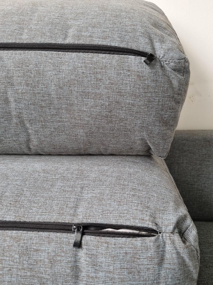 3 Seater Fabric Sofa, Removable Covers, Furniture & Home Living, Furniture, Sofas on Carousell