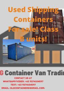 40HC Container Van on SALE! LIMITED UNITS!
