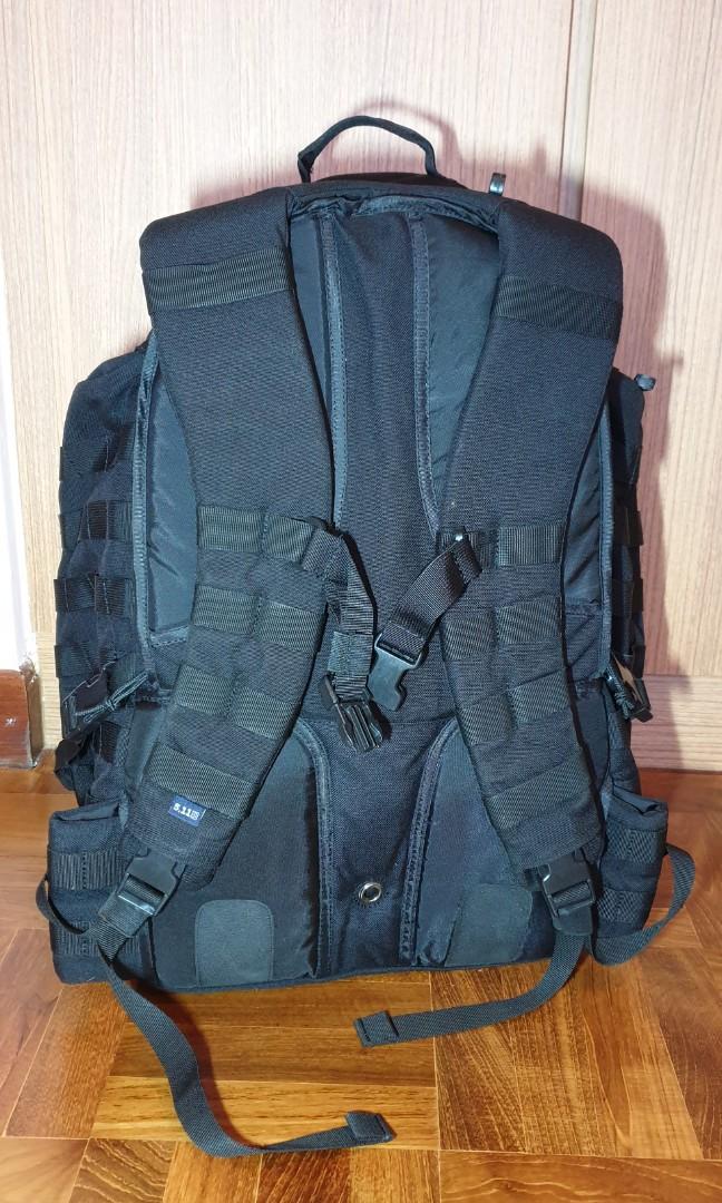 5.11 Rush 72 black 1050D ballistic nylon