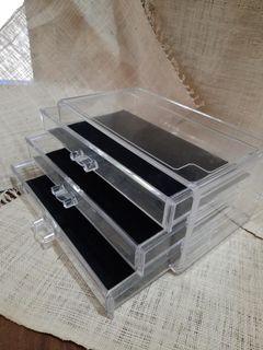 🇬🇧 3-tier Acrylic jewelry box