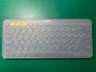 羅技 無線藍牙鍵盤 k380 附防塵防水膜 附包裝盒 logitech