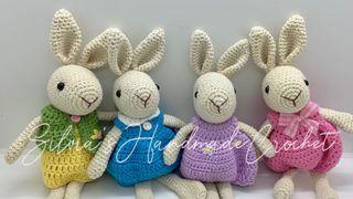❤️ Crochet Bunny Rabbit Stuff Toy Plushie Bag Charm