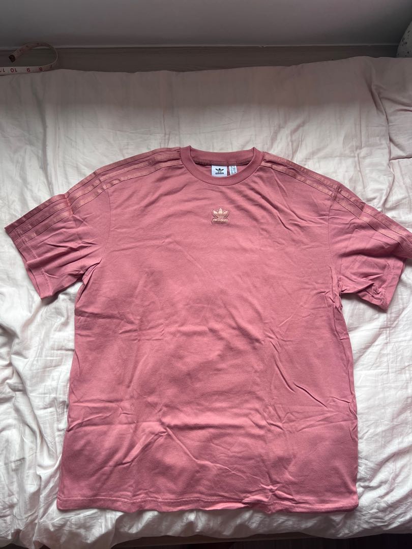 Dusty pink store adidas t shirt