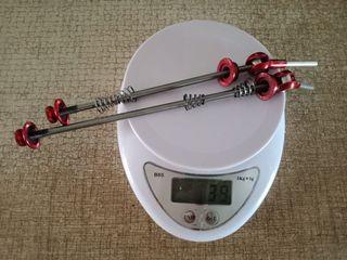 Retro-build Aerozine Titanium MTB QR Skewers
