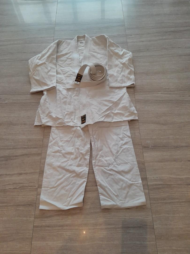 Aikido Gi top+pants+belt for height around 160cm, Sports Equipment