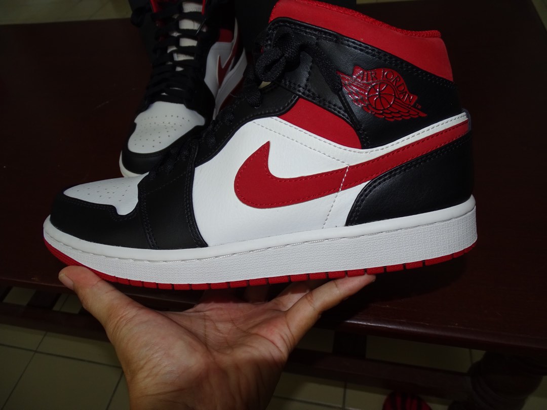 Air jordan 1 best sale black gym red white
