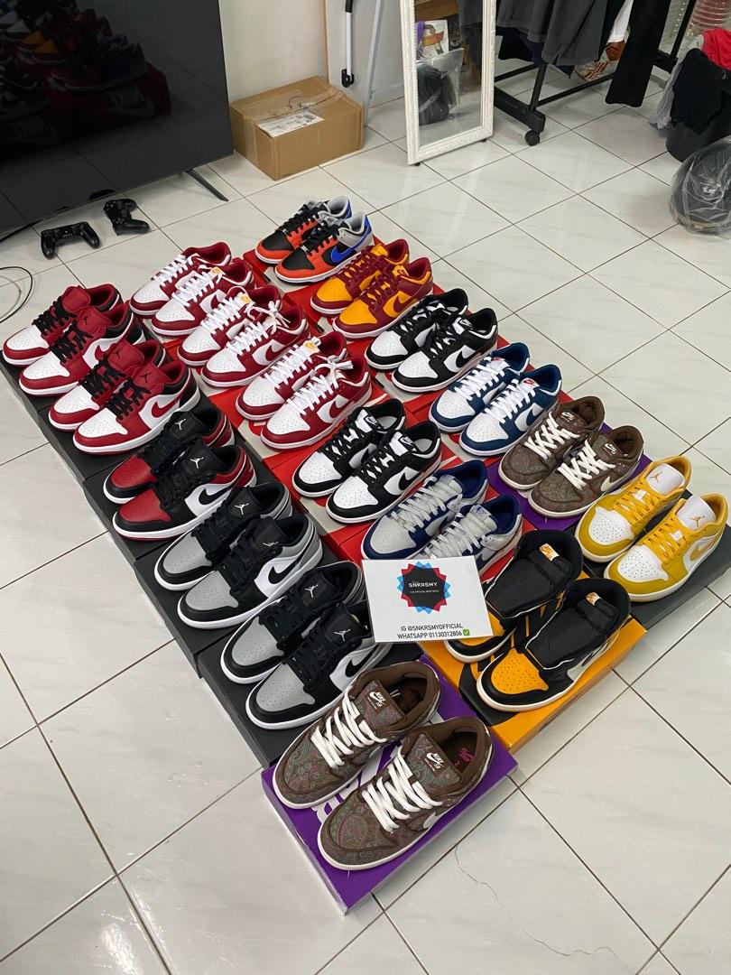 low dunk jordan 1