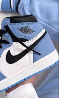 Air Jordan 1 Retro High White University Blue , Black