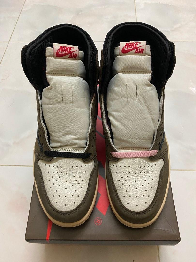 Air Jordan 1 Travis Scott Mocha Men s Fashion Footwear