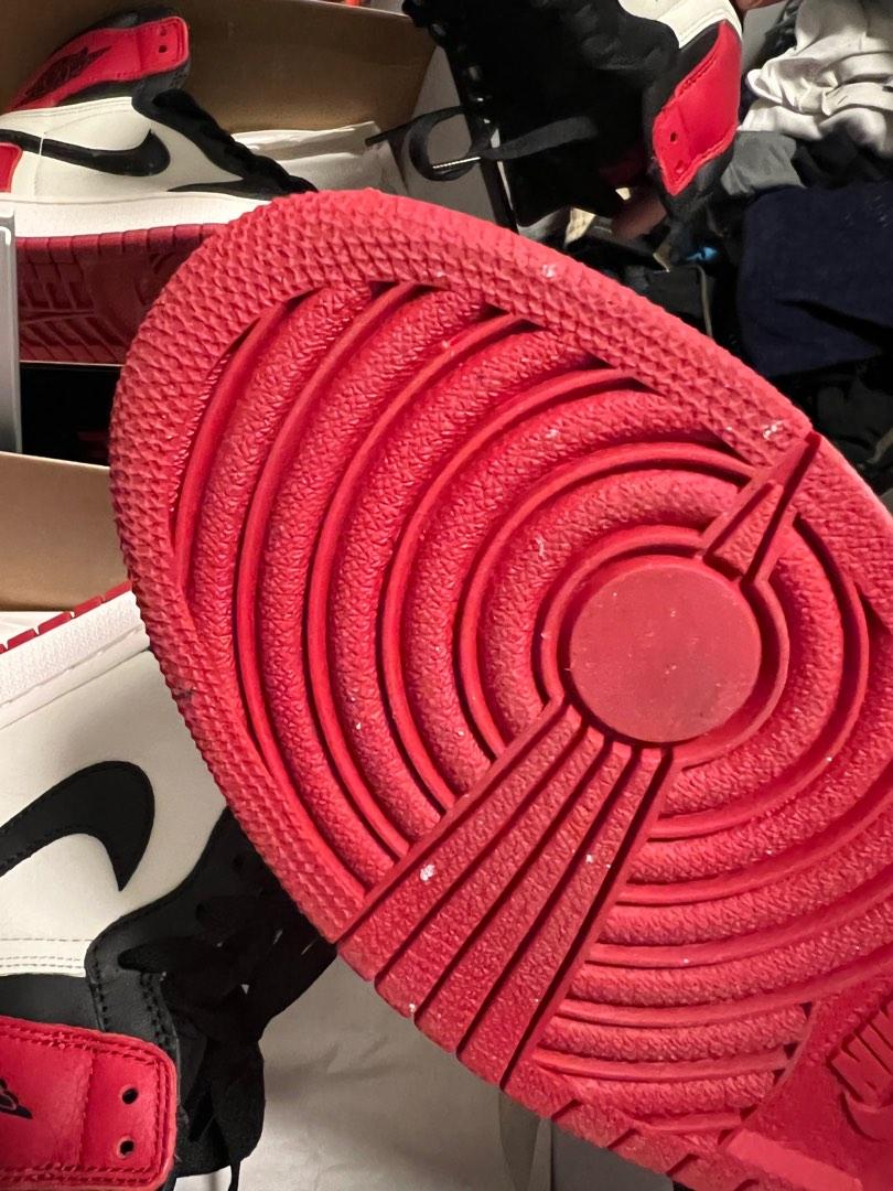 AJ1 bred toe, Air Jordan 1 bred toe ,US9.5, Men's Fashion, Footwear