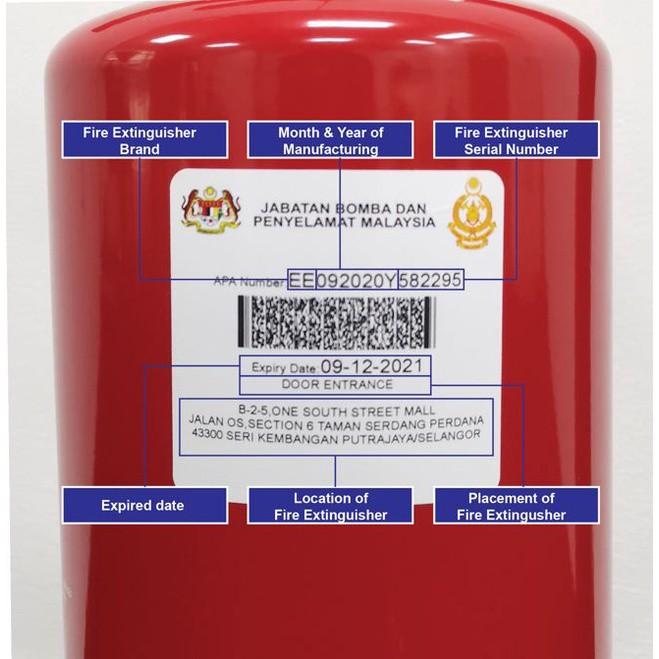 Alat Pemadam Api Flammart 9kg Fire Extinguisher Portable Bomba