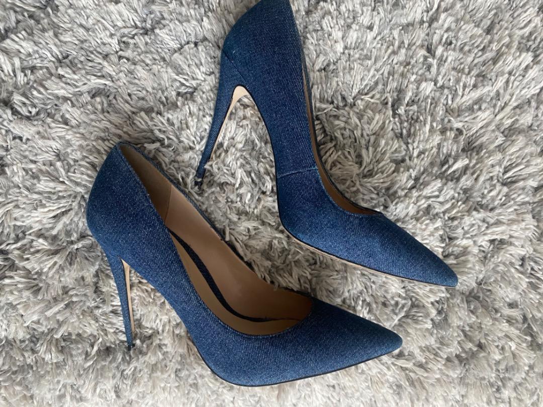 Aldo shop denim pumps