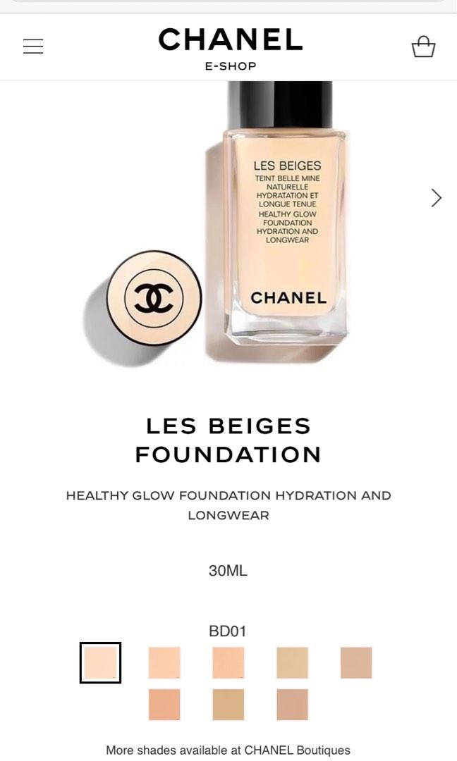 🍒Almost New Les Beiges Healthy Glow Foundation BD01, Beauty & Personal  Care, Face, Makeup on Carousell
