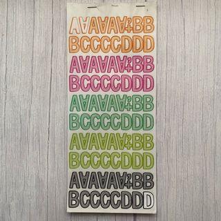 Alphabet Sticker Pad - Amy Tangerine