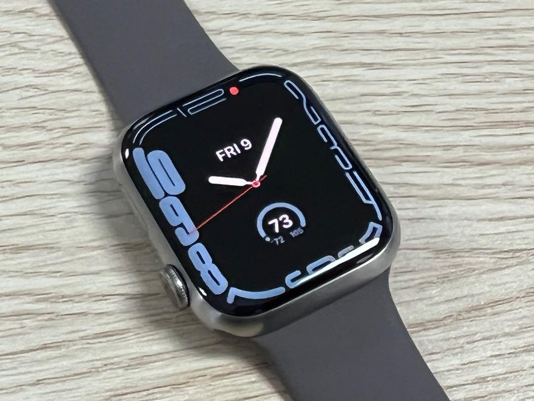 Apple Watch Titanium series 7, Mobile Phones & Gadgets, Wearables ...