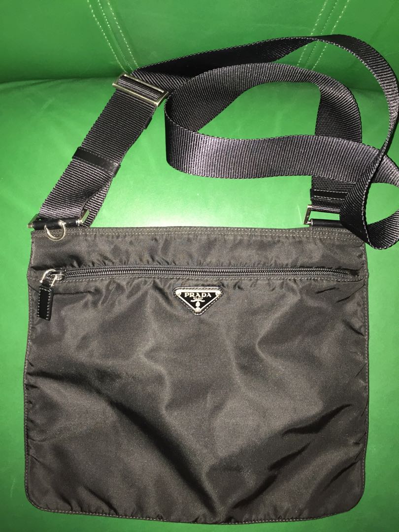 Auth PRADA crossbody 9.5 x 11.5 inches, Luxury, Bags & Wallets on Carousell