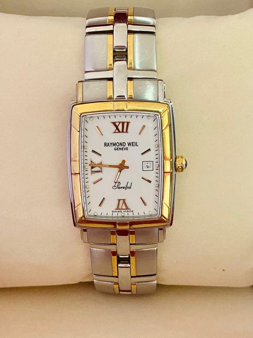 Auth Raymond Weil Parsifal 18k Yellow Gold Watch for Men's, Men's ...