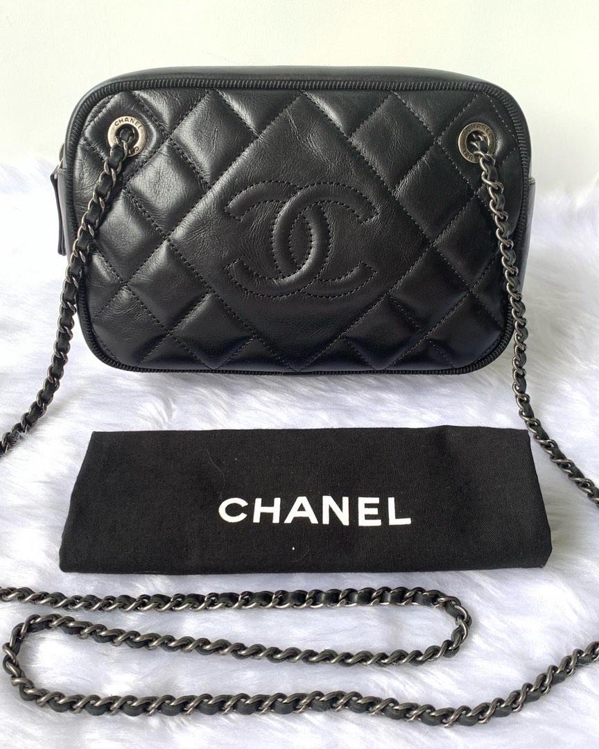Authentic Chanel Ballerine camera quilted calf, Luxury, Bags & Wallets